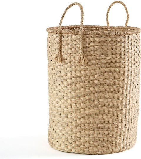 La Redoute Interieurs Dekorative Körbe Rattan mit Griffen Beiges 40x40x58cm