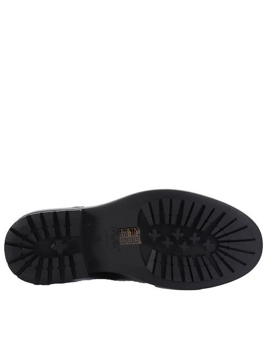 Δερμάτινα Ανδρικά Oxfords Μαύρα