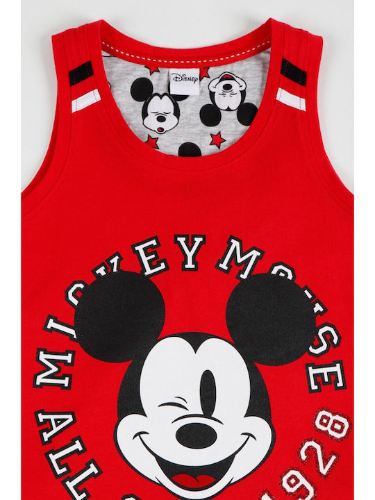 Admas Kinder Schlafanzug Sommerlich Rot Tween Chica Mickey All Stars Admas Kinder Schlafanzug Sommerlich Rot Tween Chica Mickey All Stars