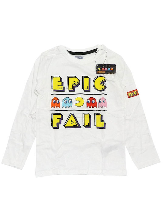 Kids Pajamas Cotton Navy Blue Pac Man
