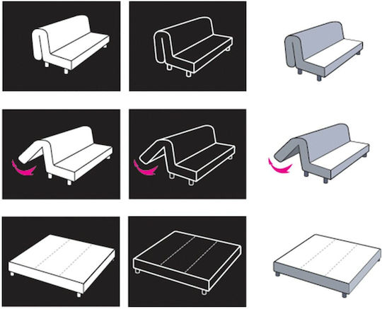 So'Home Elastische Abdeckung für Zweisitziges Sofa Grün 140x190cm 1Stück 350075882_2636_14
