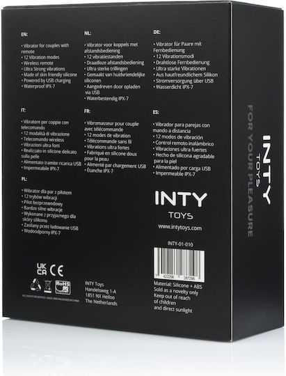 Inty Toys Κλειτοριδικός Δονητής Μαύρος
