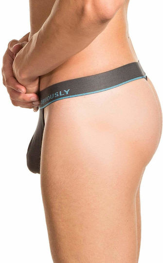 Obviously Apparel Ανδρικό Sexy String Γκρι