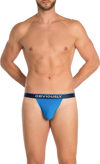 Obviously Apparel Ανδρικό Sexy String Μπλε