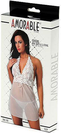 Rimba Dress Sexy Σετ Εσωρούχων Λευκό