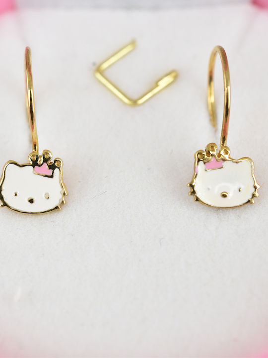 Goldjewels Kids Earrings Pendants from Gold 9K
