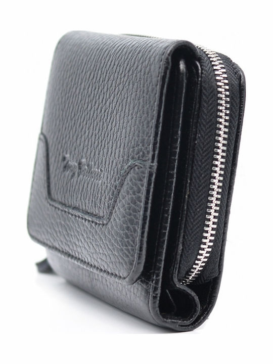 Small Leather Women's Wallet Classic Black