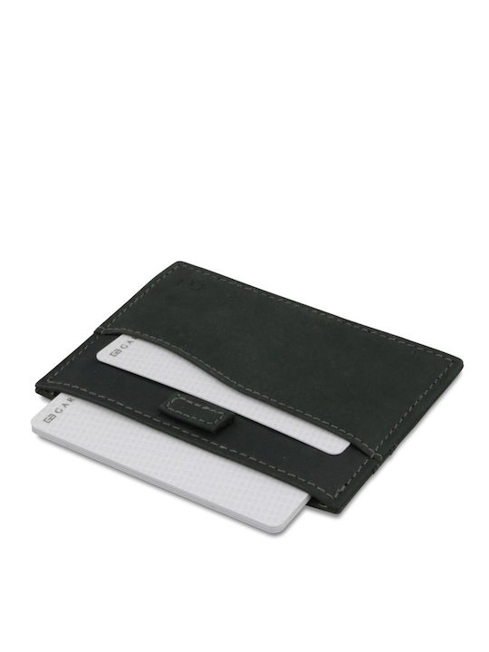 Leggera Ανδρικό Πορτοφόλι Καρτών με RFID Μαύρο