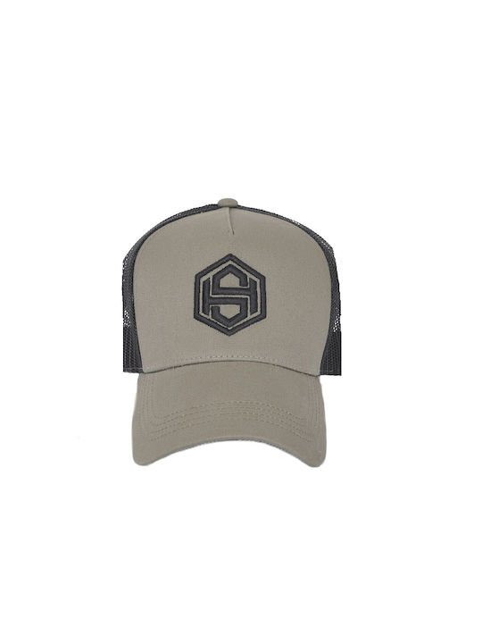 H&S Men's Trucker Cap Khaki Camo