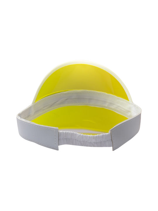 Brims and Trims Plastic Women's Visor Hat Yellow