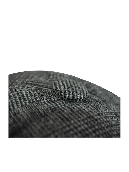 Brims and Trims Men's Flat Cap Gray