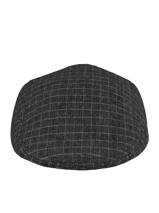 Brims and Trims Ανδρική Τραγιάσκα Μαύρη
