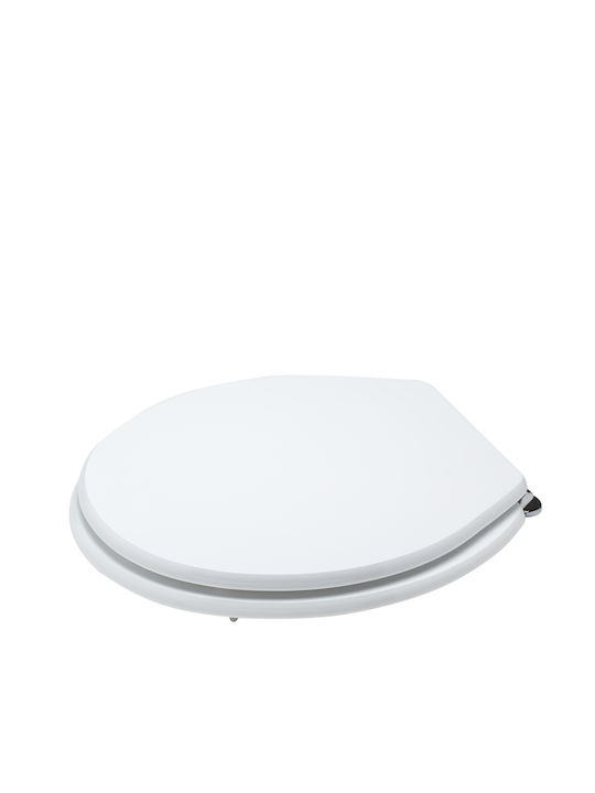 Capac WC Lemn 44.7x37.7cm Alb