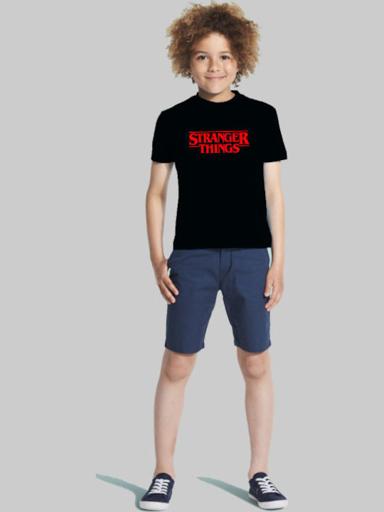 Παιδικό T-shirt Navy Μπλε Stranger Things Kids