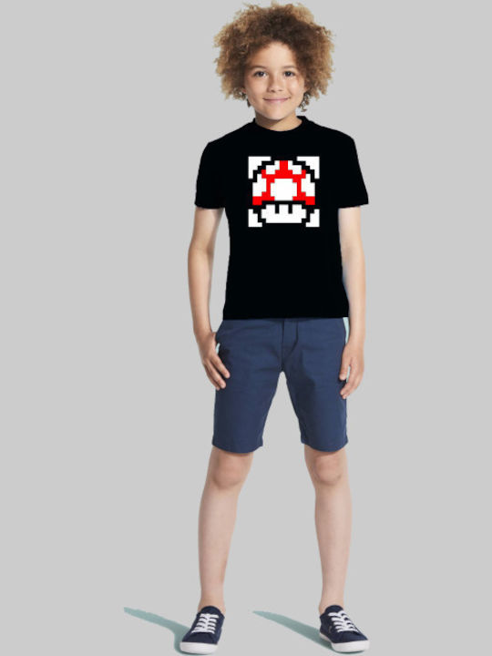 Kids' T-shirt White Super Mario Mushroom Kids
