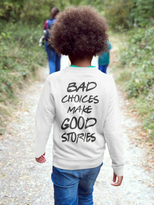 Παιδικό Φούτερ Μαύρο Bad Choices