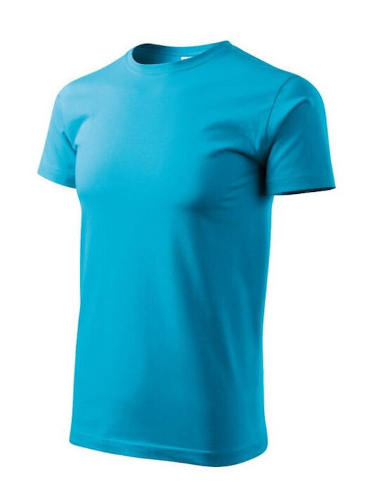 Malfini Basic Men's Short Sleeve Promotional T-Shirt Blue