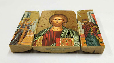 Wooden Jesus Christ Icon 7.5x10cm