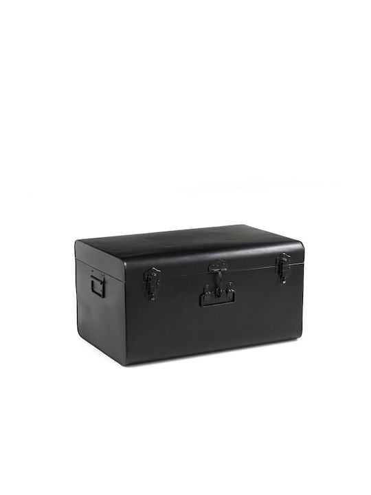 La Redoute Interieurs Μπαούλο Μεταλλικό 57x38x29εκ. Μαύρο