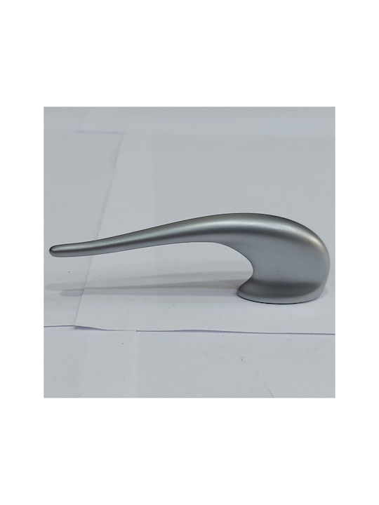 Obispa Handle Furniture made of Metallic & Zamak in Silver Color 200mm (Center Distance 32mm) 0084-032-10C1 1pcs