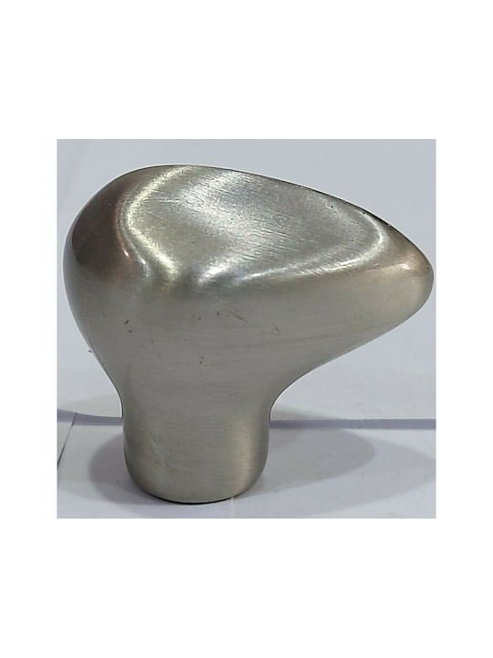 Steel-Nova Knopf Möbelgriff aus Metallisch in Silber Farbe 4130-000-12B1 1Stück