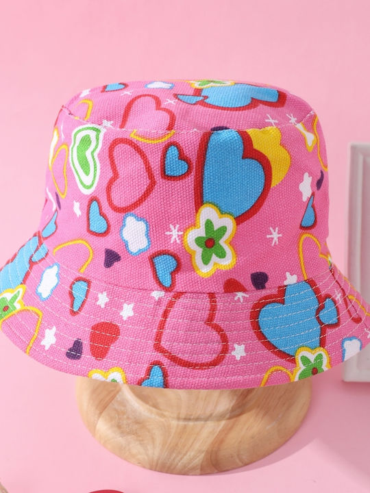Babykids Kinderhut Eimer Stoff Rosa
