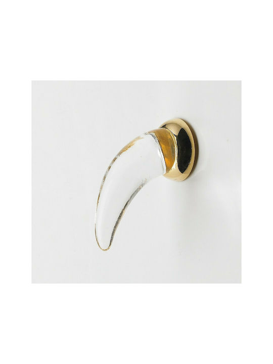 Steel-Nova Ръкохватка Мебел от Crystal & Метал Murano Crystal 7005-ORO2
