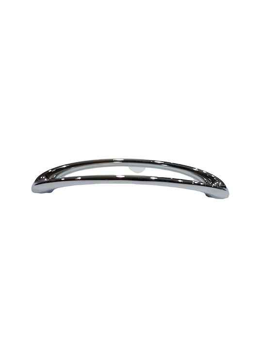 Furnipart Mâner Mobilier din Metal & Zamak Crom lustruit 185mm (Distanța între Centre 160mm) 7536-160-0A 1buc