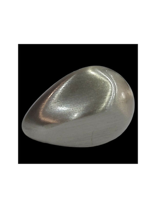 Steel-Nova Knopf Möbelgriff aus Metallisch in Silber Farbe 4130-000-12B1 1Stück