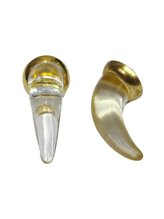 Steel-Nova Ръкохватка Мебел от Crystal & Метал Murano Crystal 7005-ORO2
