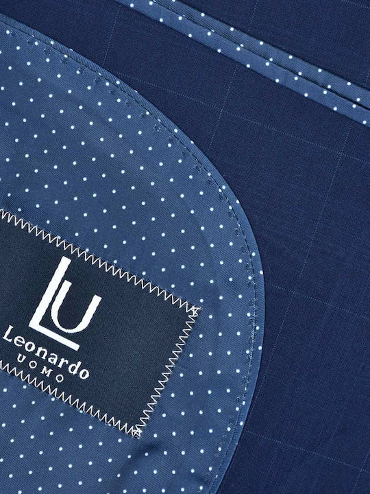 Leonardo Uomo Winter Herrenanzug Blau