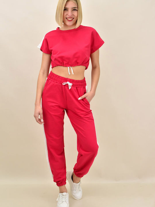 Potre Set Women's Sweatpants Fuchsia