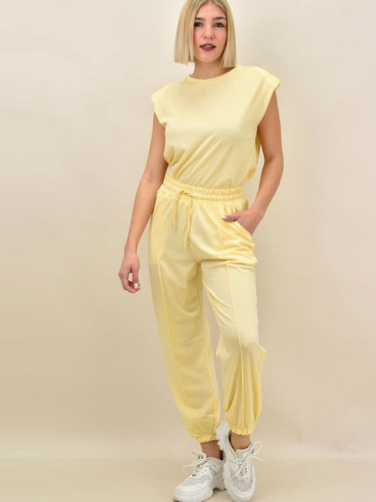 Sweatpants Set Yellow