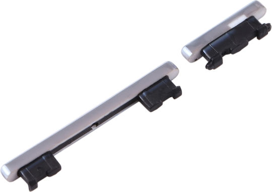 Side Keys Silver for Redmi Note 8