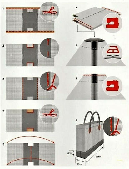 Prym Zubehör für Gestrickte Tasche Gelb