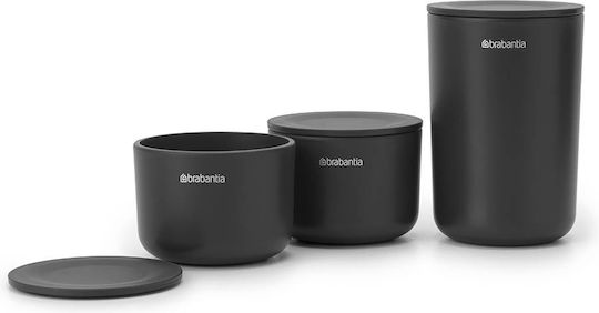 Brabantia Set Accesorii Pentru Baie Metalic Gri 3 Bucăți