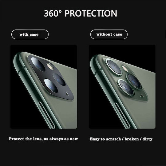 Cover Kameraschutz Metallrahmen Green für das iPhone 11 Pro / 11 Pro Max