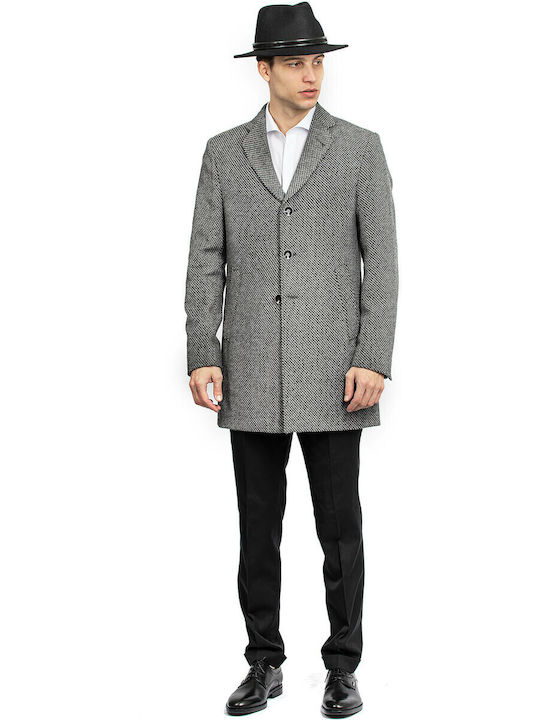 Coat Ανδρικό Παλτό Γκρι