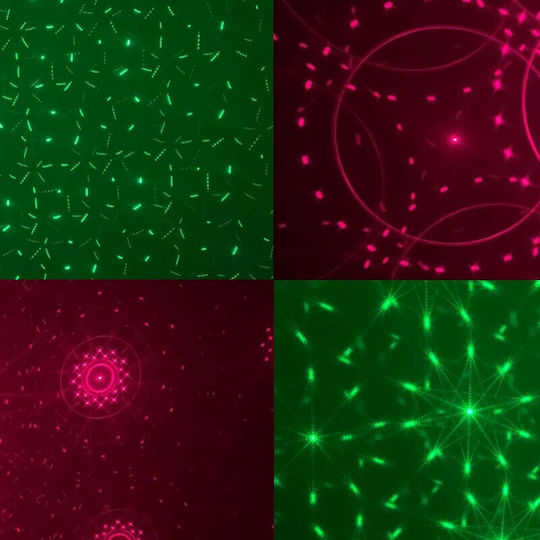 Proiector De Crăciun Laser Cu Iluminare Verde / Roșie IP44 Pentru Exterior