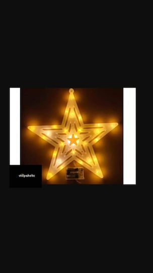 Stea Suspendată Cu Lumină LED Alb Cald 39 cm Stea Suspendată Cu Lumină LED Alb Cald 39 cm