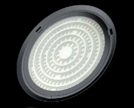 Led Smd Commercial Bell Light 150W Cool White 15000lm with Built-in LED Black Ø30.2xH9.6cm