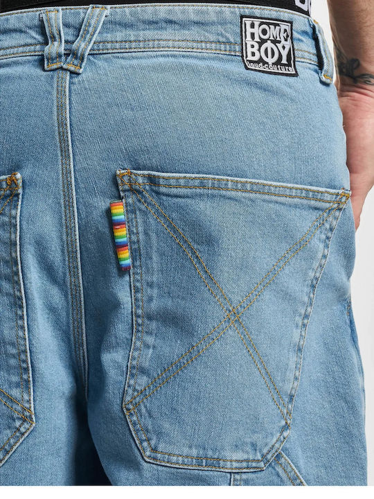 X-tra Men's Jeans Pants with Slim Baggy Fit Blue