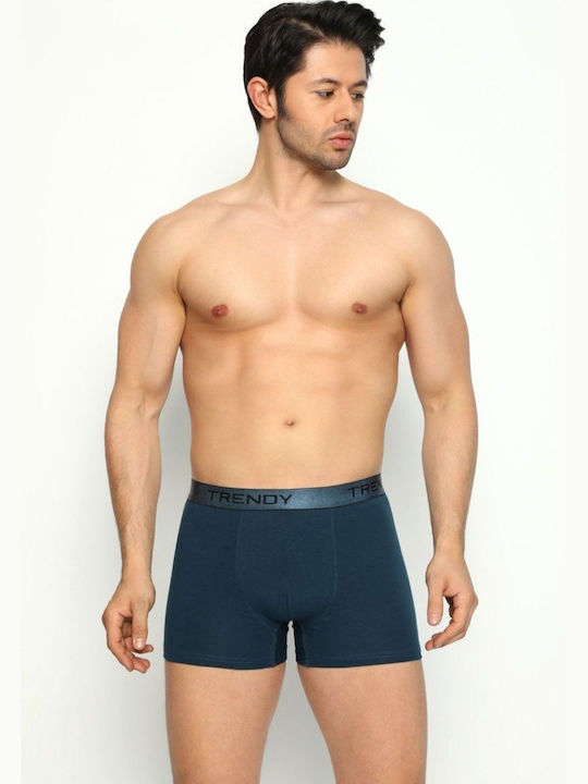 Trendy Elegant Men's Boxer Petrol