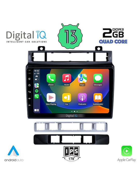 Digital IQ Car-Audiosystem für Volkswagen Touareg 2011-2018 (Bluetooth/USB/WiFi/GPS/Apple-Carplay/Android-Auto) mit Touchscreen 9"