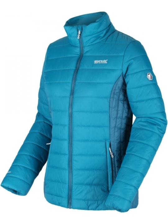 Regatta Freezway Ii Women's Short Puffer Jacket for Winter Light Blue
