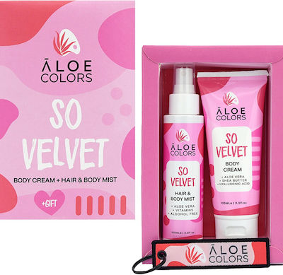 Aloe Colors Moisturizing So Velvet Suitable for All Skin Types with Body Mist / Body Cream 100ml