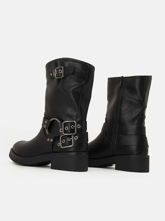 Stiefeletten Damen Schwarz