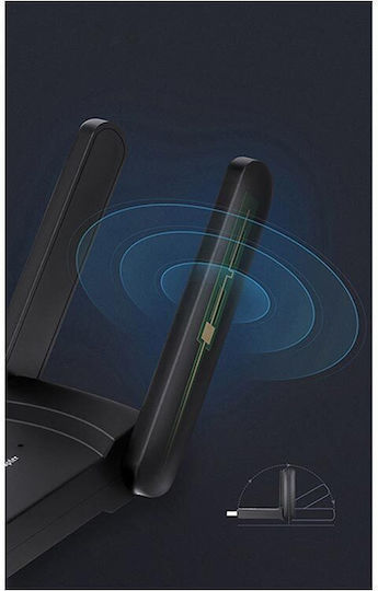Verk Group 06195 Безжичен USB Мрежов Адаптер 1300Mbps