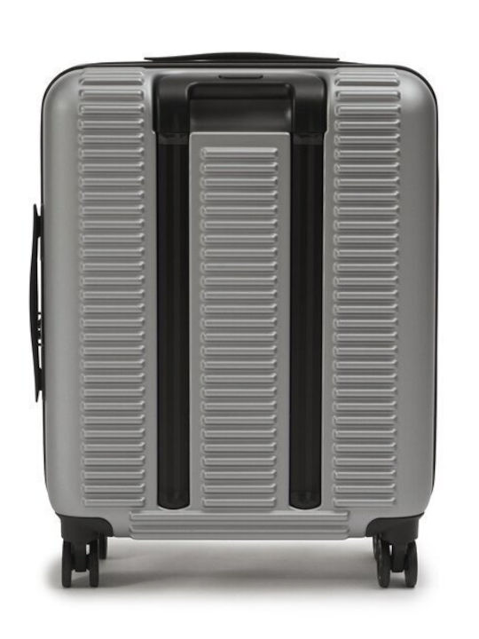 Mandarina Duck Tank Case Βαλίτσα Ταξιδίου Καμπίνας Σκληρή Γκρι με 4 Ρόδες Ύψους 55εκ.