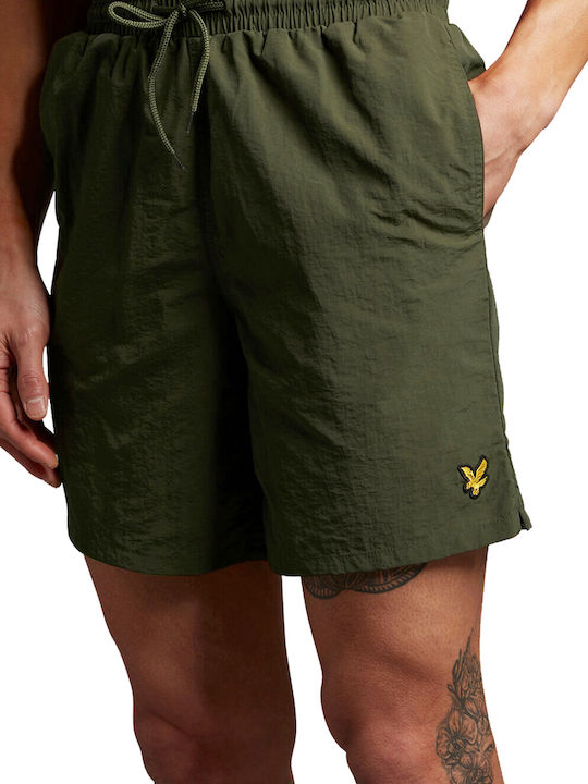 Lyle Scott 'plain' Herren Badebekleidung Shorts Grün